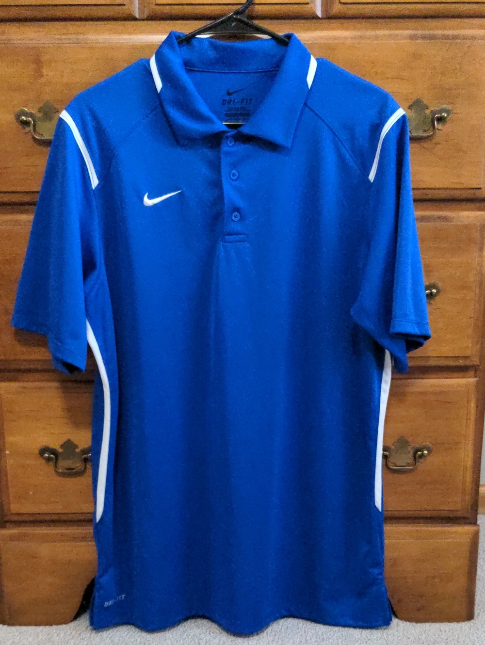 Nike Royal Blue Polo with White Accents